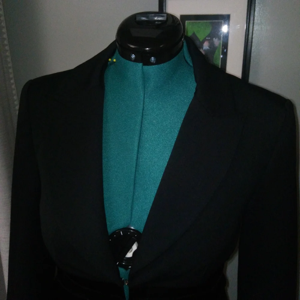 Spiegel Black Tuxedo Hourglass Blazer Sz 8 NWOT - Picture 8 of 16